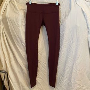 Maroon LuluLemon Leggings Size ~6 *AUTHENTIC*